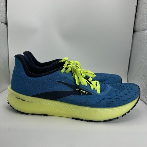 Brooks Hyperion Tempo Shoes Mens Size 9.5 D Blue Running Cushioned Trainer - Picture 1 of 13